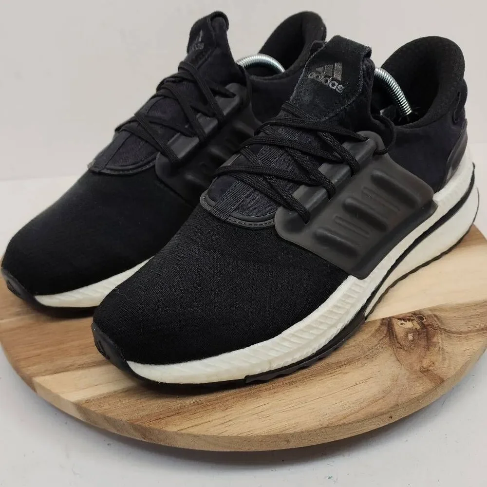 adidas X_PLRBOOST Running Shoes Black White Men's Size 9.5 ID9432